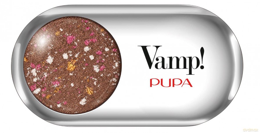 PUPA Kompakter Schirm VAMP! 403 Gems Fancy Brown