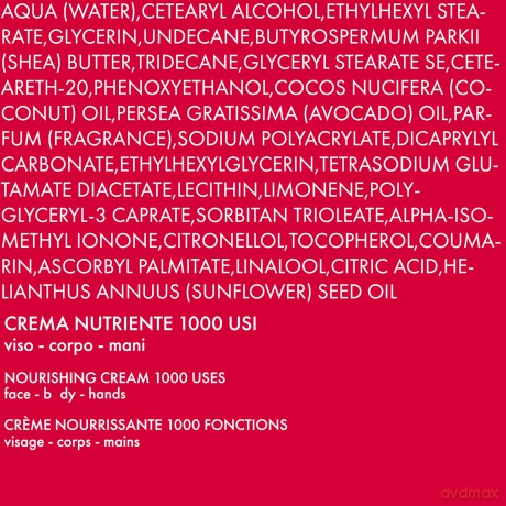 Pupa, All In One Crema Nutriente 1000 Usi Viso Corpo Mani Vaso, 350 Ml.