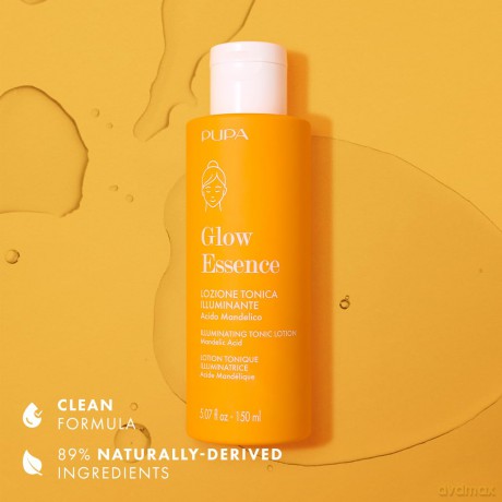Pupa, Glow Essence - Lozione Tonica Illuminante, 150 Ml.
