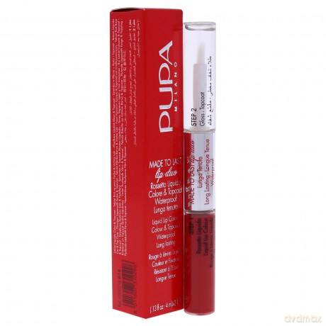 PUPA/Milano Made To Last Lip Duo - Liquid Lip Stick N. 018 Imperial Red, 29 g