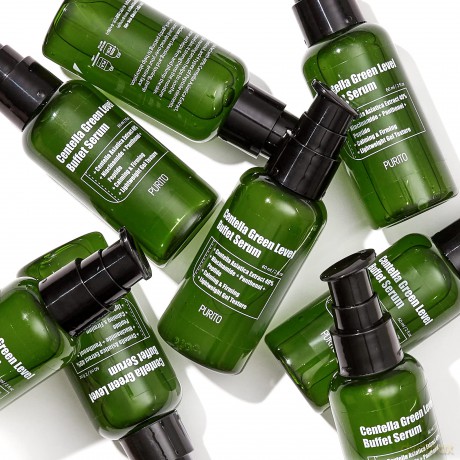 PURITO Centella Grün Level Buffect Serum 60ml2 fl oz, Gesichtsserum, Centella Asiatica,Recovery Gesichtsserum,vegan