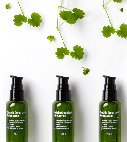 PURITO Centella Grün Level Buffect Serum 60ml2 fl oz, Gesichtsserum, Centella Asiatica,Recovery Gesichtsserum,vegan