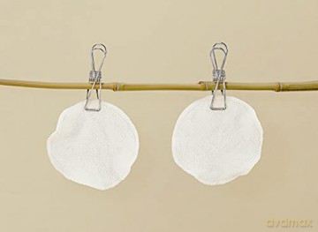 PURITO Innere grüne wiederverwendbare Baumwollrunden 10pads mit Netzbeutel, Mehrzweck, Reinigungspad, vegan, tierversuchsfrei, Peeling, koreanische Hautpflegeprodukte