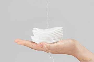 PURITO Innere grüne wiederverwendbare Baumwollrunden 10pads mit Netzbeutel, Mehrzweck, Reinigungspad, vegan, tierversuchsfrei, Peeling, koreanische Hautpflegeprodukte