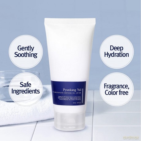 Pyunkang Yul ATO Deep Moisturizing, Soothing Gel Lotion - Baby-Gel-Feuchtigkeitscreme, beruhigt gereizte Babyhaut - natürliche Inhaltsstoffe, Hyaluronsäuren, Ceramid-Babylotion 5 fl oz (Packung mit 1)
