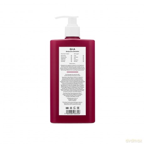 Q+A Hyaluronsäure Feuchtigkeitspflege nach dem Duschen, die Anwendung auf feuchter Haut entwickelt und ist eine hervorragende Lösung für die optimale Feuchtigkeitsversorgung der Haut, 250ml