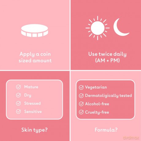 Q+A Kollagen Gesichtscreme. Eine für Vegetarier geeignete, aus Meeresalgen gewonnene Kollagen-Creme für alternde Haut. 50 g