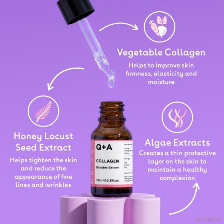 Q+A Kollagen-Booster-Serum, 15 ml