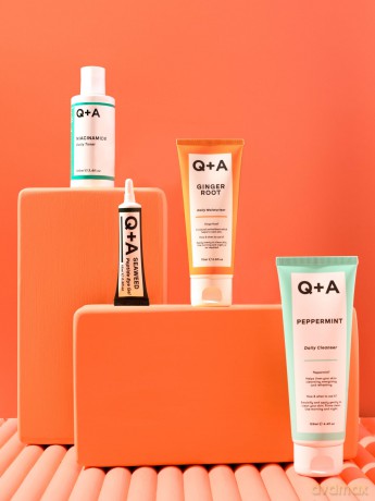 Q+A Niacinamid Gesichtswasser für jeden Tag. Ein Gesichtswasser zur Beruhigung von Pickeln und Mitessern sowie zum Reinigen verstopfter Poren. 100 ml