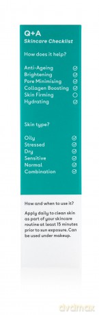Q+A Niacinamide Täglicher Sonnenschutz LSF 50: Ultraleicht, Nicht-Fettend, Breitspektrum-UVA/UVB-Schutz, Ölkontrolle, Porenverfeinernd, Feuchtigkeitsspendend, 90% Natürliche Inhaltsstoffe, 50ml