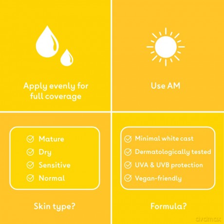 Q+A Peptid Anti-Aging Täglicher Sonnenschutz LSF 50: Leicht, Nicht Klebrig, Breitspektrum-UVA/UVB, Kollagen-Boostend, Feuchtigkeitsspendend, Strahlungsfördernd, 95% Natürlich, Vegan, Gesichts-SPF 50ml