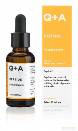 Q+A Peptid Gesichts Serum. Ein leistungsfähiges Anti-Aging-Peptid-Gesichts-Serum zur Revitalisierung Ihrer Haut. 30 ml