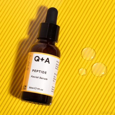 Q+A Peptid Gesichts Serum. Ein leistungsfähiges Anti-Aging-Peptid-Gesichts-Serum zur Revitalisierung Ihrer Haut. 30 ml