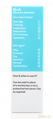 Q+A Squalane Gesichtsöl. Ein für Veganer geeignetes, extrem feuchtigkeitsspendendes Gesichtsöl, das aus Olivenöl gewonnen wird. 30 ml