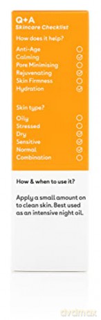 Q+A Super Food Gesichtsöl. Ein mit 100% natürlichen Inhaltsstoffen vollgepacktes Gesichtsöl, das Ihren Teint verbessert. 30 ml
