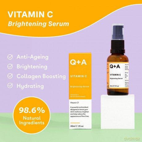 Q+A Vitamin C Aufhellendes Serum, 30 ml