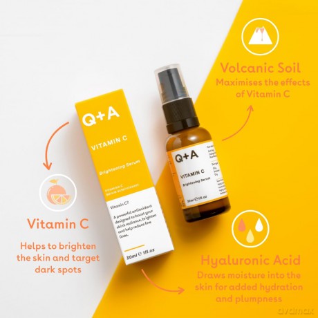 Q+A Vitamin C Aufhellendes Serum, 30 ml