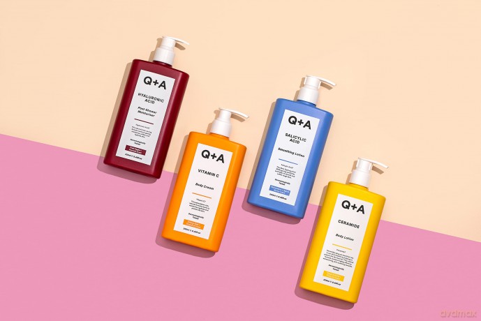 Q+A Vitamin C Körpercreme, enthält Inhaltsstoffe, die die Haut mit Feuchtigkeit versorgen, so dass sie den Aufbau der Haut nachahmen, 250ml