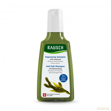 Rausch Meerestang Fett-Stopp Shampoo (sofort lockeres, frisches Haar mit natürlichem Volumen, ohne Silikone und Parabene - Vegan), 1er Pack (1 x 200 ml)
