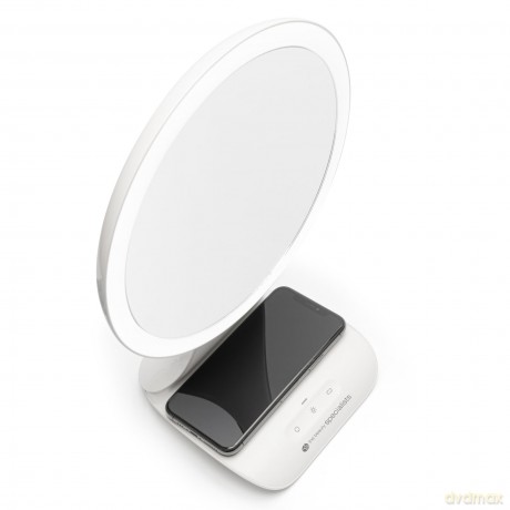 Rechargeable X5 Magnification Mirror with Built-In Charging Station