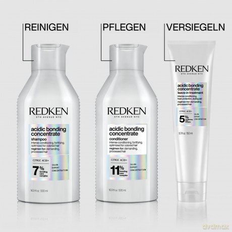Redken Pflegende Spülung mit intensivem Schutz vor Farbverlust, Konzentrierte All-In-One Formel, Acidic Bonding Concentrate Conditioner, 1 x 500 ml