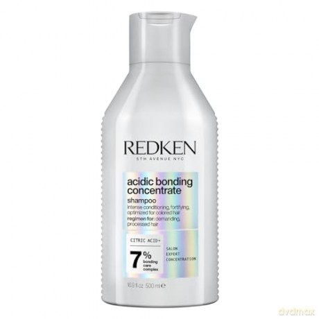 Redken Pflegendes Haarshampoo mit intensivem Schutz vor Farbverlust, Konzentrierte All-In-One Formel, Acidic Bonding Concentrate Shampoo, 1 x 500 ml