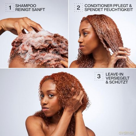Redken Pflegendes Shampoo zur Regeneration der Struktur von behandelten, geschädigten Locken, Mit Zitronensäure und Glycin, Silikonfrei, Vegan, Acidic Bonding Curls Shampoo, 1 x 300 ml