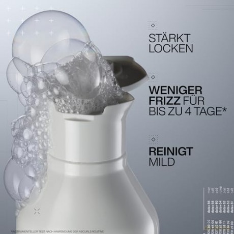 Redken Pflegendes Shampoo zur Regeneration der Struktur von behandelten, geschädigten Locken, Mit Zitronensäure und Glycin, Silikonfrei, Vegan, Acidic Bonding Curls Shampoo, 1 x 300 ml