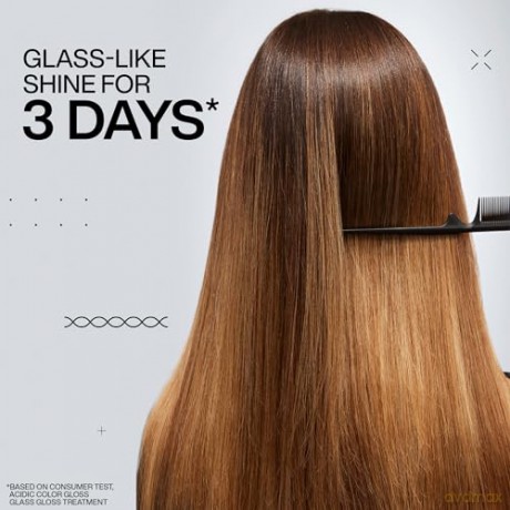 Redken Pflegendes Treatment für Farbschutz bei gefärbtem Haar, Power Glanz für bis zu 3 Tage, pH-ausgleichende Formel mit Zitronensäure und Aprikosenöl, Acidic Color Gloss Treatment, 237 ml