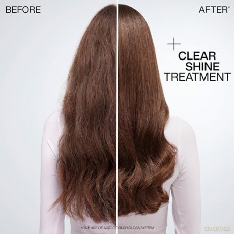 Redken Pflegendes Treatment für Farbschutz bei gefärbtem Haar, Power Glanz für bis zu 3 Tage, pH-ausgleichende Formel mit Zitronensäure und Aprikosenöl, Acidic Color Gloss Treatment, 237 ml