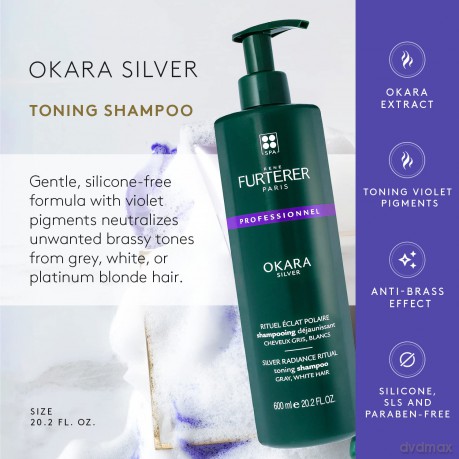 Rene Furterer Okara Mild Silver Shampoo 600 Ml