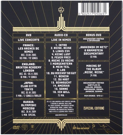 Rammstein: Volkerball (Box Digipack) [CD]+[2DVD]