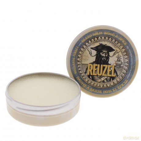 Reuzel Beard Balm, Wood & Spice, Masculine Scent, 35 g