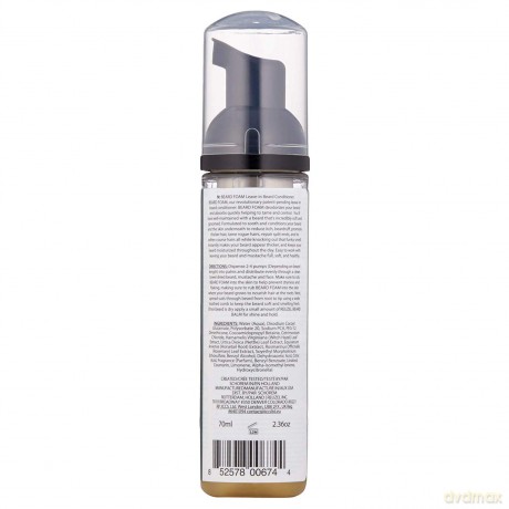 Reuzel Beard Foam, Reduces Beardruff And Itchy Skin, 70 ml