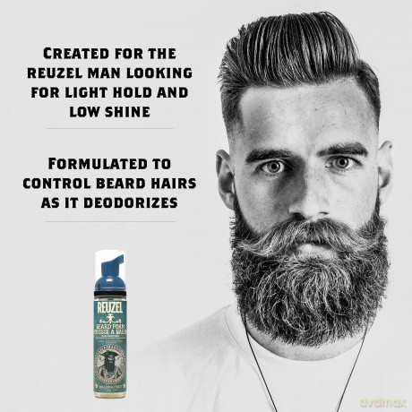 Reuzel Beard Foam, Reduces Beardruff And Itchy Skin, 70 ml