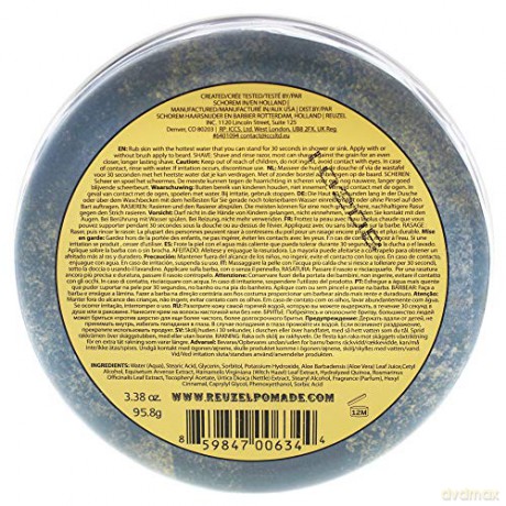 Reuzel Shave Cream, Reduces Cuts and Nicks, 95.8 g