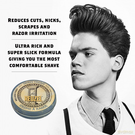 Reuzel Shave Cream, Reduces Cuts and Nicks, 95.8 g