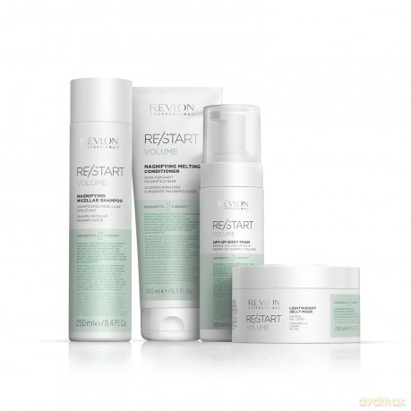 REVLON PROFESSIONAL RE/START Volume Lightweight Jelly Mask, 500 ml, leichte Haarmaske für trockenes, feines Haar, Maske spendet Feuchtigkeit ohne zu beschweren, Haarkur gegen Haarbruch