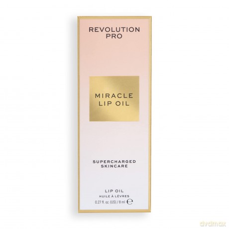 Revolution Pro, Miracle Lip Oil, feuchtigkeitsspendendes Supercharged Serum, lang anhaltender Hochglanz, Rosenduft, 8ml