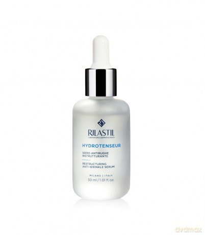 Rilastil Hydrotenseur Restrukturierendes Anti-Falten-Serum, elastische Wirkung mit Hyaluronsäure, seidige Textur für alle Hauttypen, Packung mit 30 ml