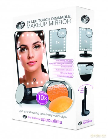Rio 24 LED Touch dimmbarer Make-up-Spiegel