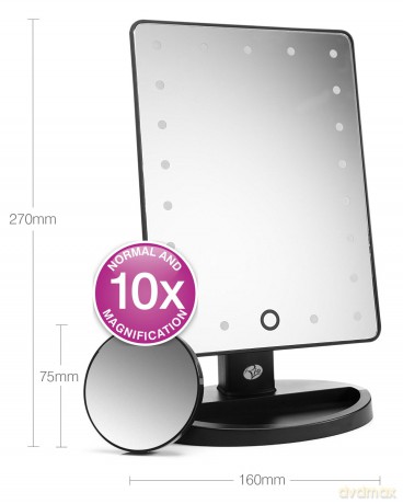 Rio 24 LED Touch dimmbarer Make-up-Spiegel