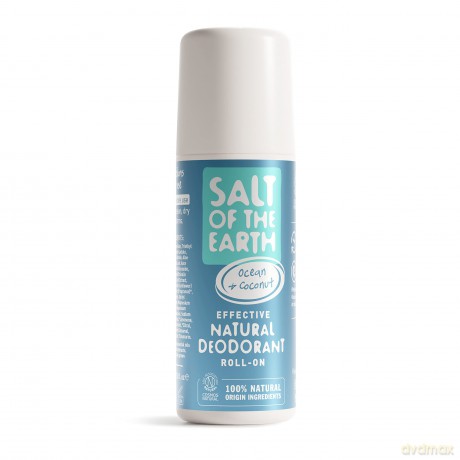 Salt Of The Earth Natürlicher Deo-Roller, Geruchlos, Ohne Parfüm - Vegan, Langanhaltender Schutz, Ohne Tierversuche