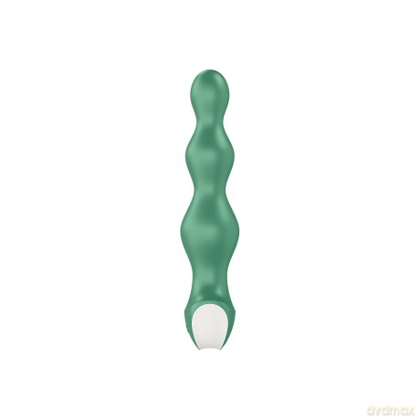 Satisfyer, Analvibrator, Lolli-Plug 2', aus medizinischem Silikon, wasserdicht (IPX7), wiederaufladbar, Farbe:grün