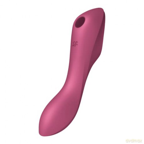 Satisfyer, Druckwellenvibrator, Curvy Trinity 3, 17,5 cm, 3 Motoren, vielseitig verwendbar, Druckwellen und Vibration