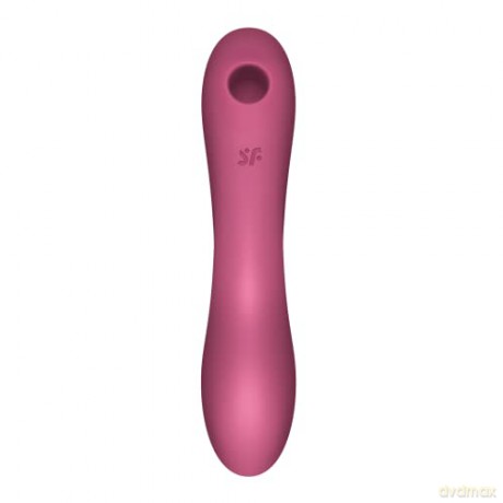Satisfyer, Druckwellenvibrator, Curvy Trinity 3, 17,5 cm, 3 Motoren, vielseitig verwendbar, Druckwellen und Vibration