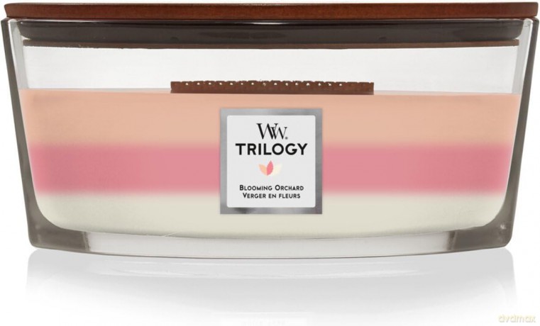 WoodWick Scented candle ship Trilogy Blooming Orchard 453.6 g