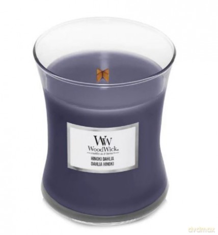 WoodWick Scented candle vase Hinoki Dahlia 275 g