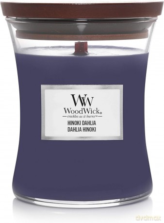 WoodWick Scented candle vase Hinoki Dahlia 275 g