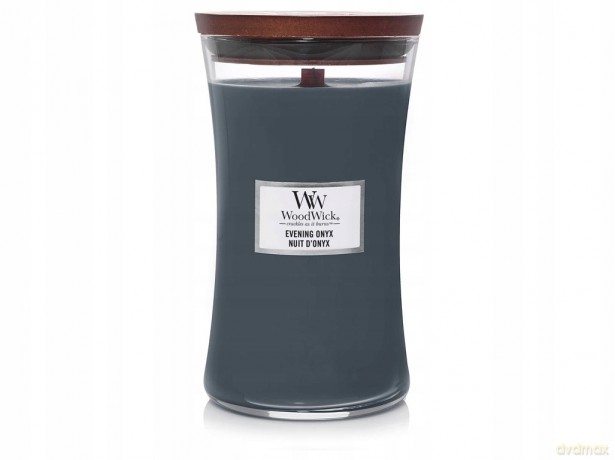 WoodWick Scented candle vase large Evening Onyx 609.5 g